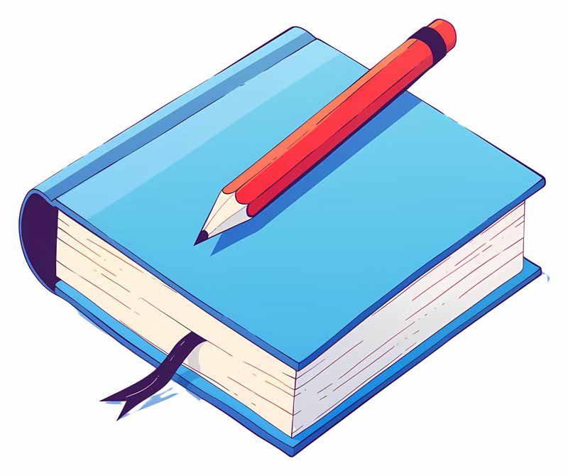 دانلود طرح کتاب و مداد