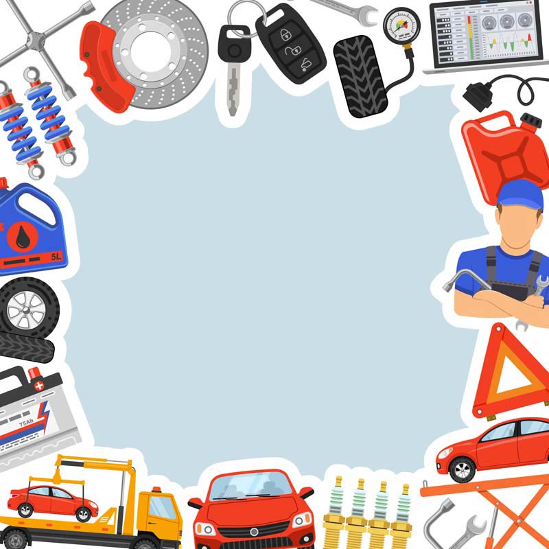 پس زمینه لایه باز تجهیزات مکانیکی
