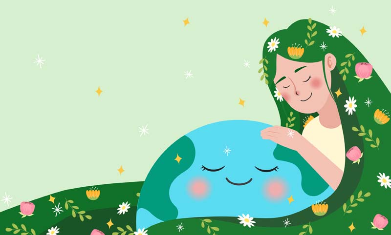 پس زمینه لایه باز محافظت از زمین