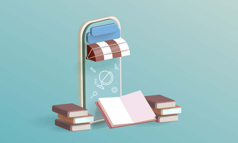 پس زمینه لایه باز کلاس غیرحضوری