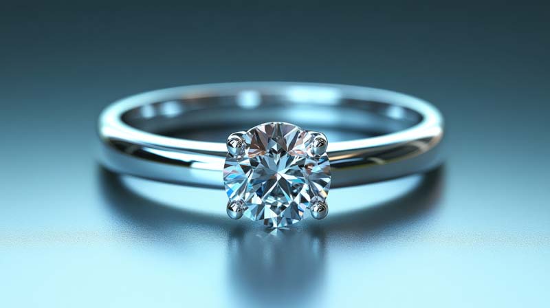 عکس انگشتر نقره با نگین زیبا