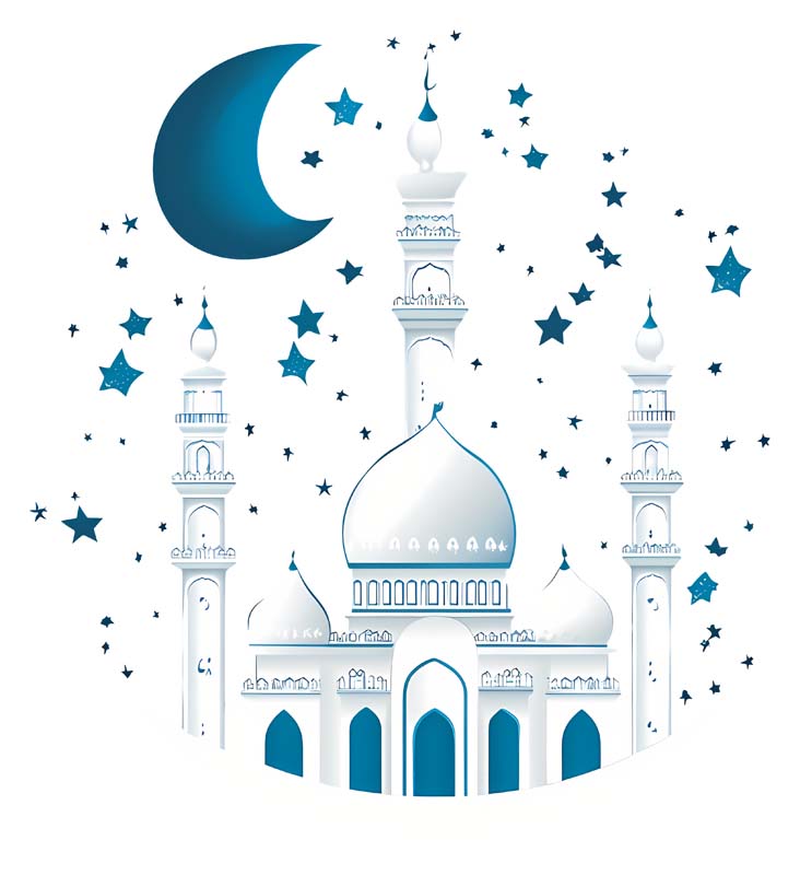 دانلود طرح مسجد آبی و سفید