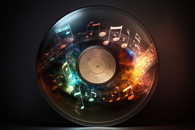 عکس لارج فرمت از نت ها روی CD