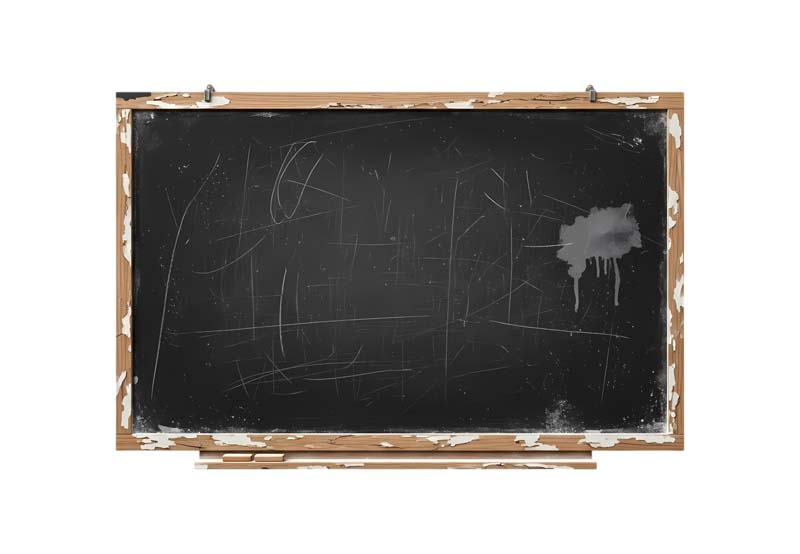 طرح گرافیکی از تخته سیاه لک دار