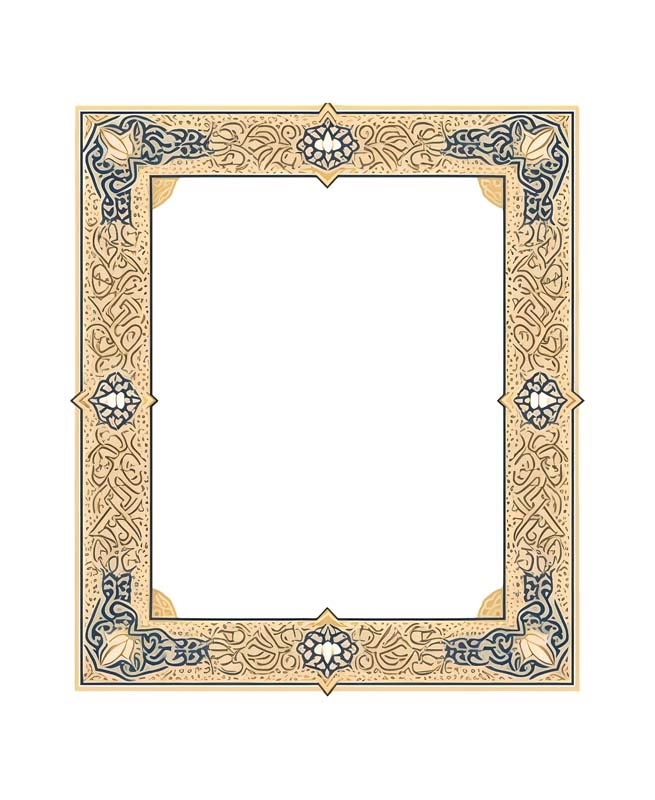 طرح گرافیکی قاب تابلو زیبای عمودی