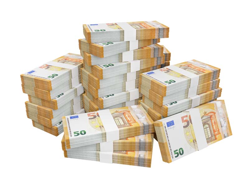 دانلود طرح گرافیکی از پول 50 یورویی