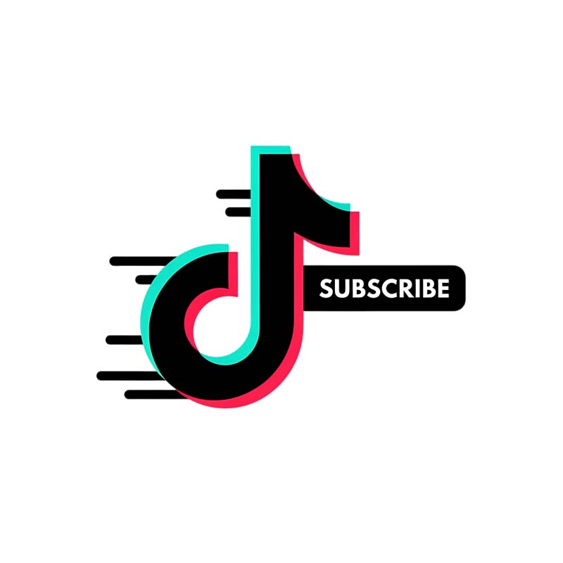 دانلود طرح آیکون تیک تاک و سابسکرایب