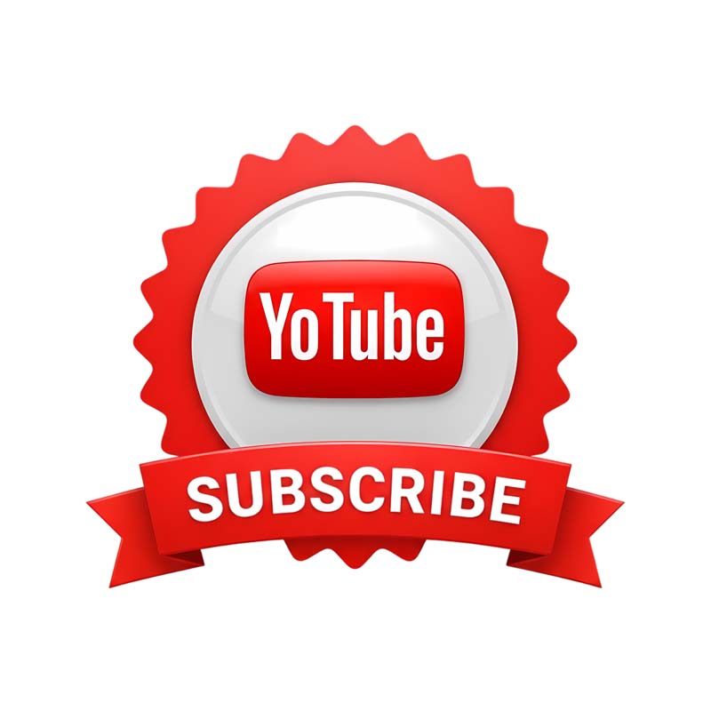 دانلود طرح آیکون یوتیوب و سابسکرایب