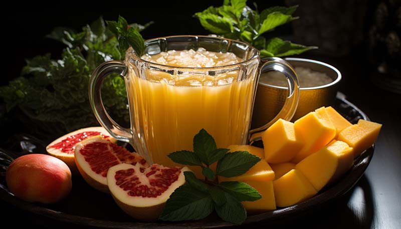 تصویر زیبا از انبه و پشن فرویت
