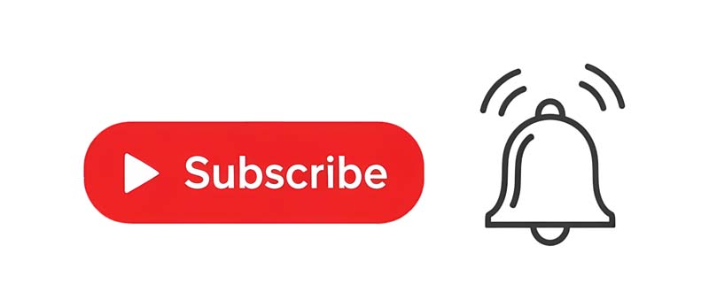 دانلود آیکون یوتیوب و زنگوله قرمز