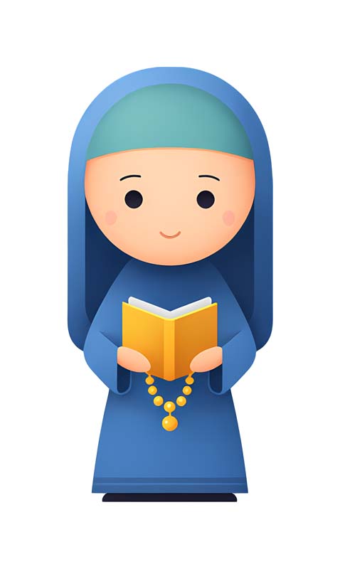 دانلود طرح زیبای گرافیکی خانم محجبه با تسبیح و قران