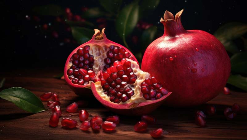 تصویر جذاب انار شیرین