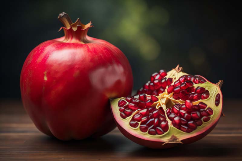 تصویر فوق العاده زیبای انار قرمز