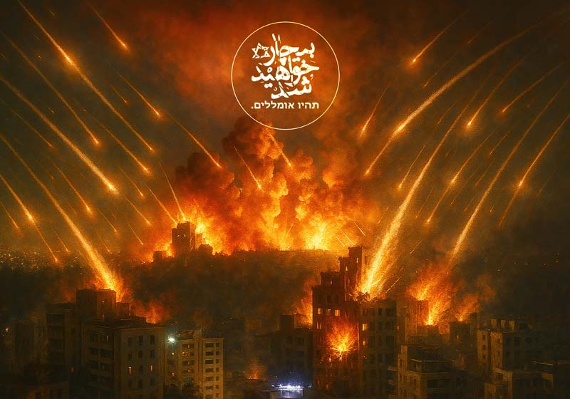 دانلود طرح بنر بمباران اسرائیل