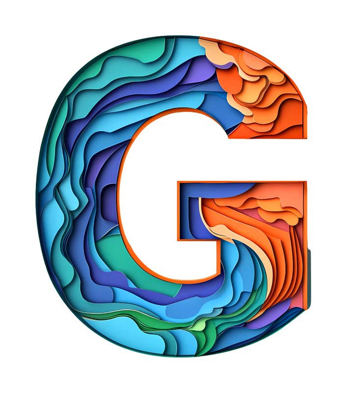 دانلود طرح حرف G