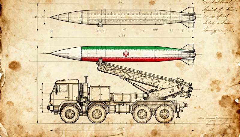 دانلود عکس طرح موشک ساخت ایران