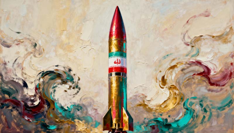 دانلود تصویر هنری موشک جنگی