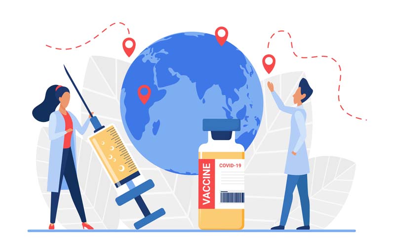 دانلود وکتور مفهومی واکسیناسیون
