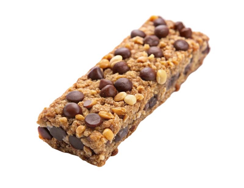 طرح دوربری شده پروتئین بار فندوقی