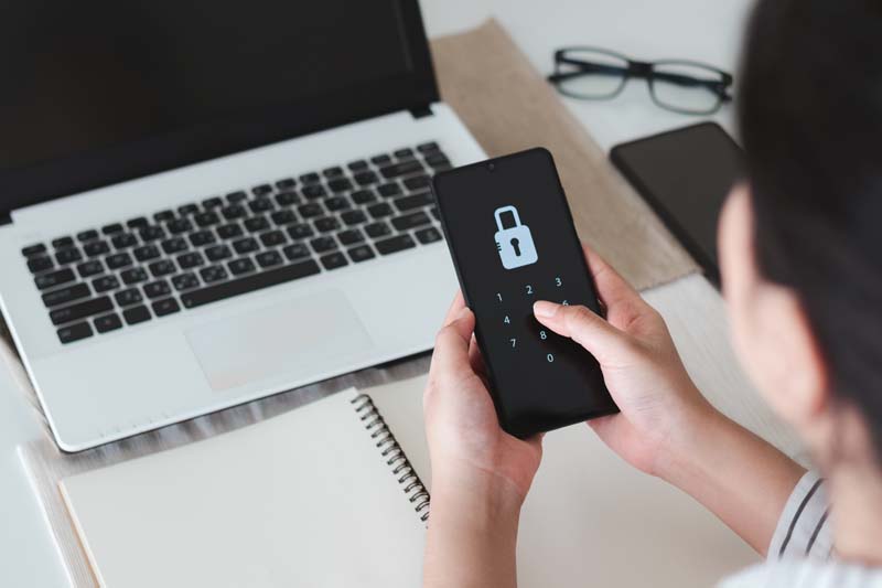 تصویر با کیفیت قفل موبایل