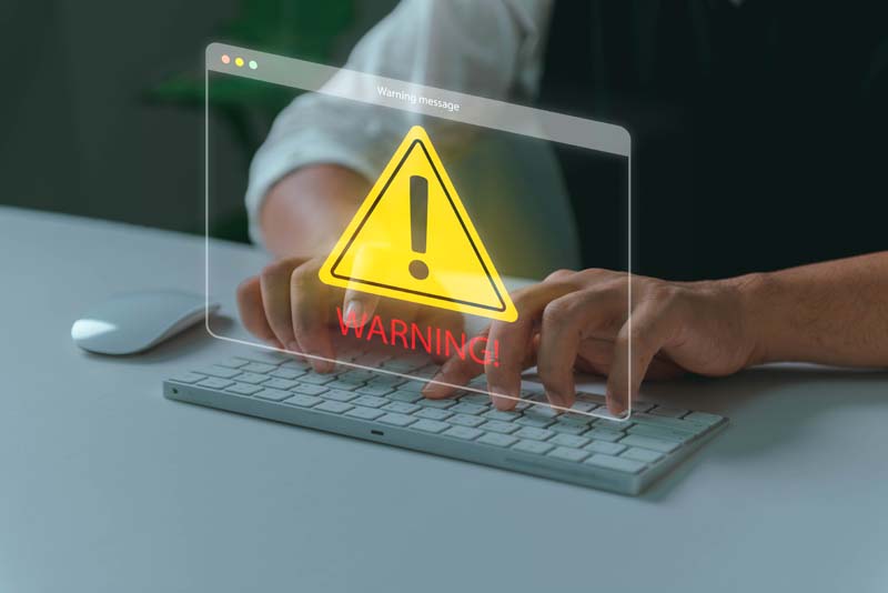 دانلود تصویر با کیفیت هشدار سیستم