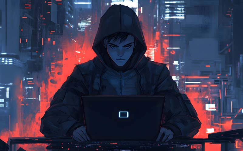 دانلود تصویر با کیفیت هکر حرفه ای کارتونی