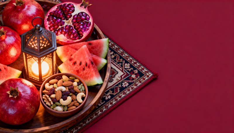 دانلود عکس آجیل و میوه یلدا