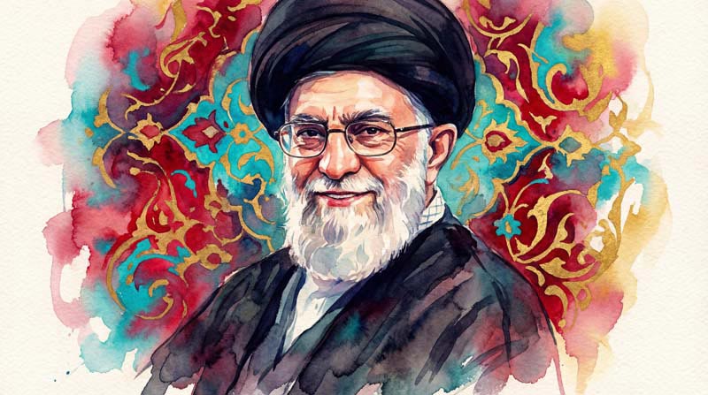 تصویر نقاشی حضرت آقا