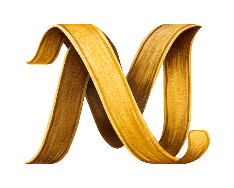 دانلود طرح حرف N