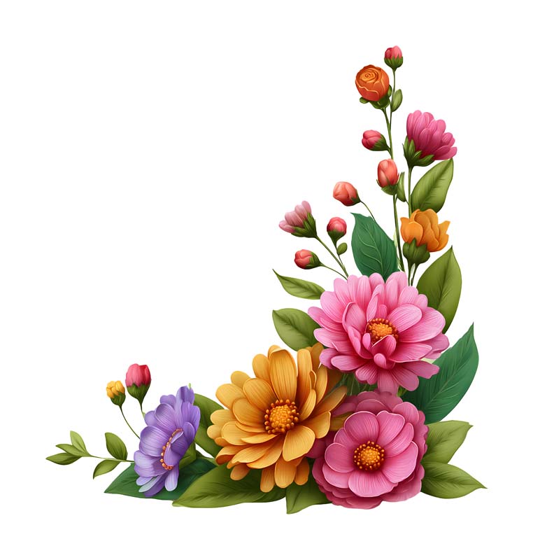 دانلود طرح حاشیه گل