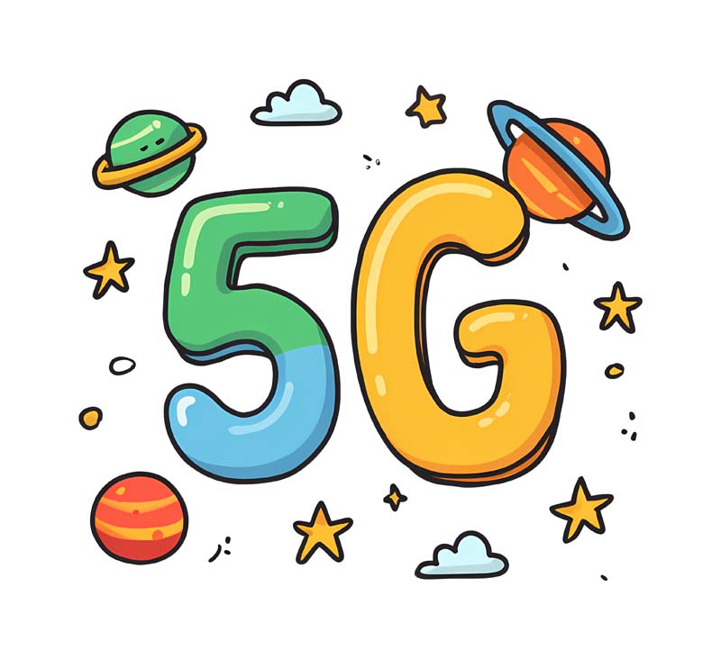 دانلود طرح اینترنت 5G کارتونی