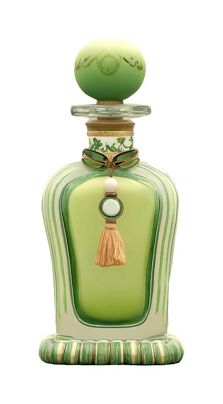 دانلود طرح شیشه عطر سبز