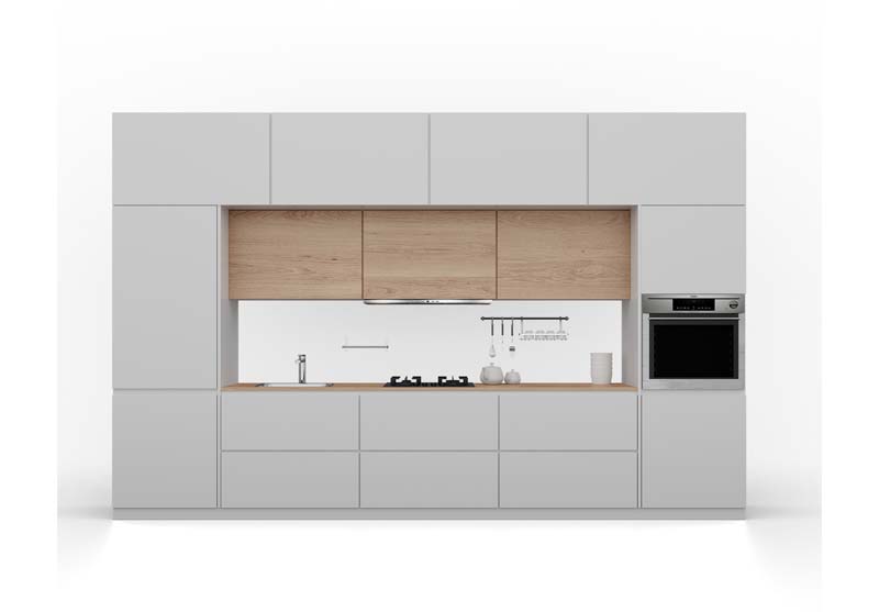 دانلود طرح کابینت آشپزخانه سفید