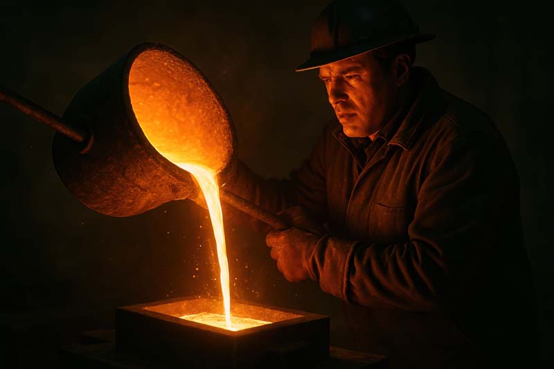 تصویر با کیفیت ریخته گری