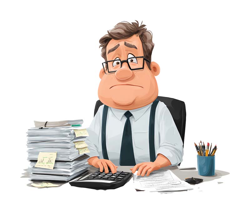 دانلود طرح حسابدار کارتونی