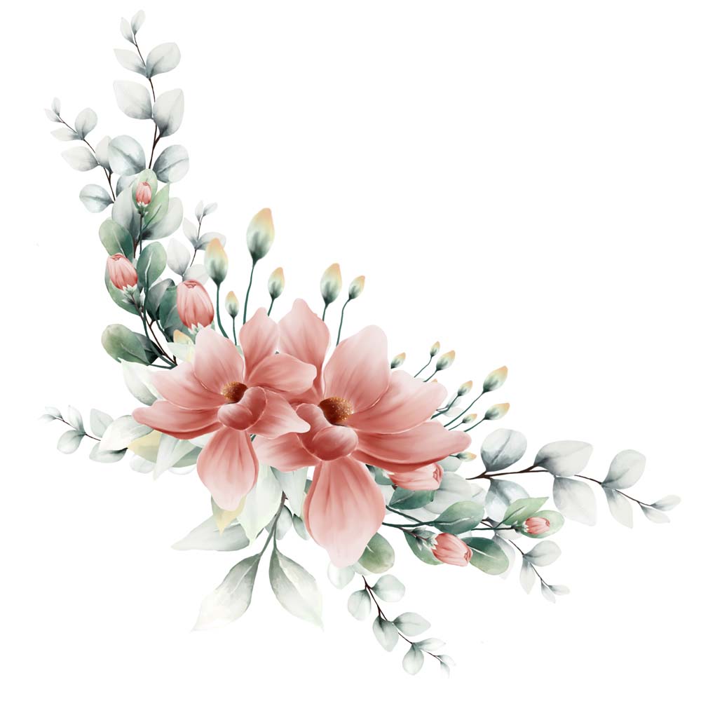 دانلود عکس png گل تزئینی زیبا