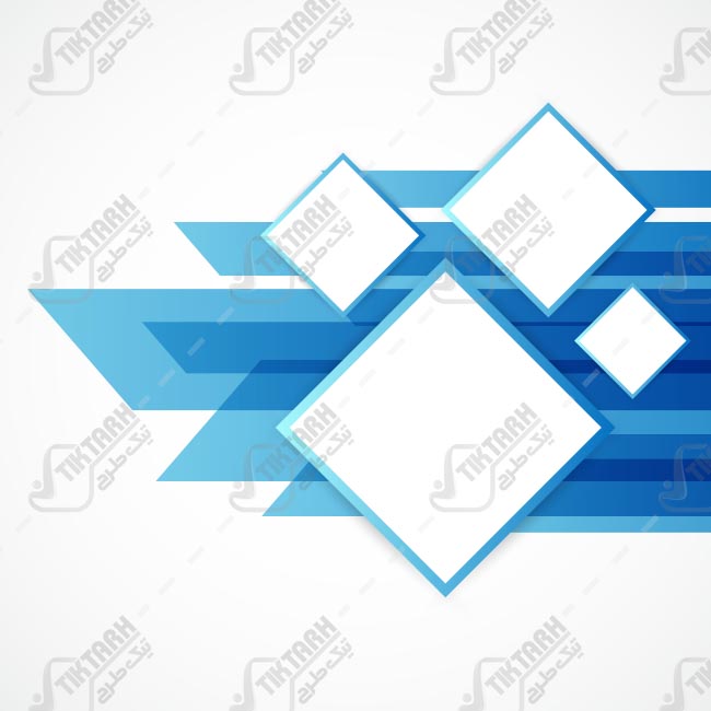 پس زمینه لایه باز سفید و آبی با طرح لوزی