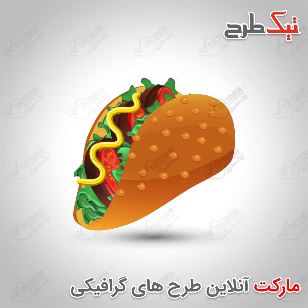 دانلود کلیپ آرت کارتونی ساندویچ