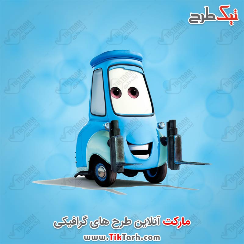 دانلود طرح لایه باز ماشین کارتونی