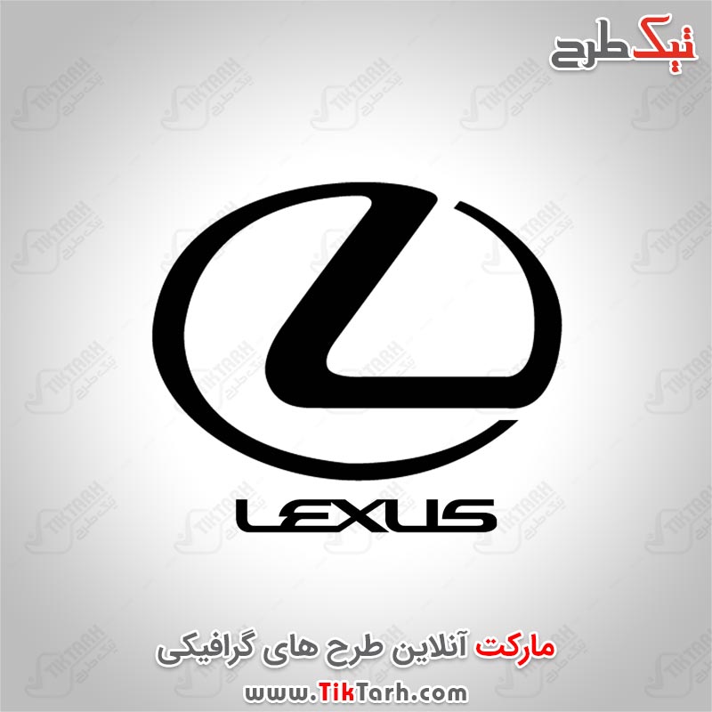 دانلود لوگوی مشکی لکسوس