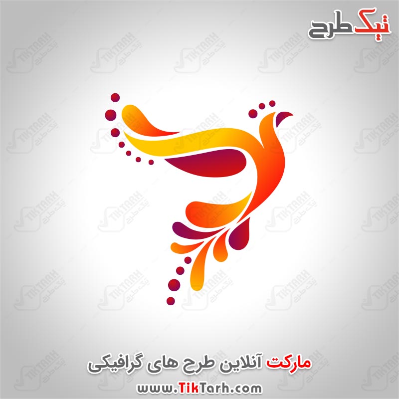 دانلود طرح لایه باز لوگو طرح سیمرغ