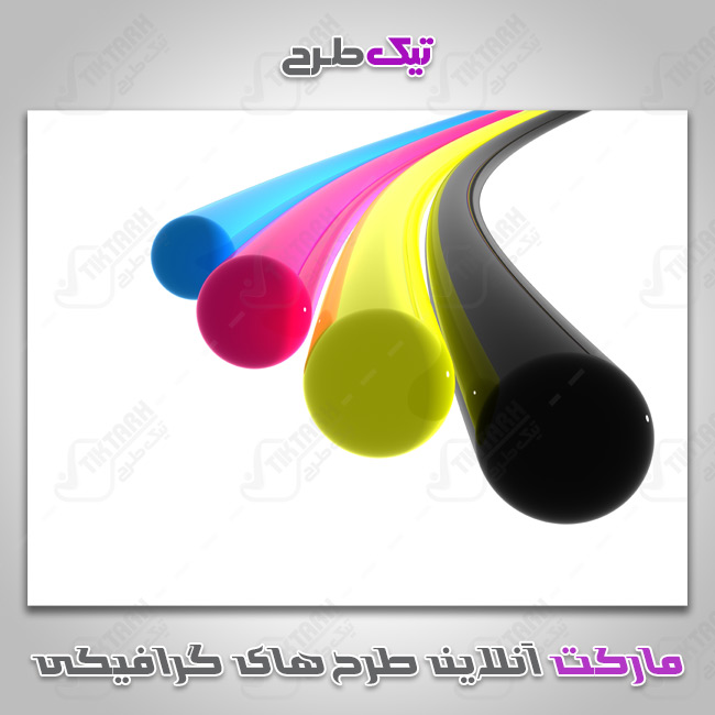 دانلود طرح گرافیکی خط های CMYK