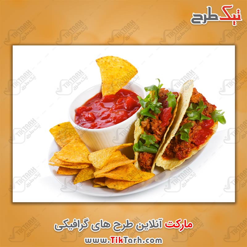 عکس ساندویچ گوشت چرخ کرده
