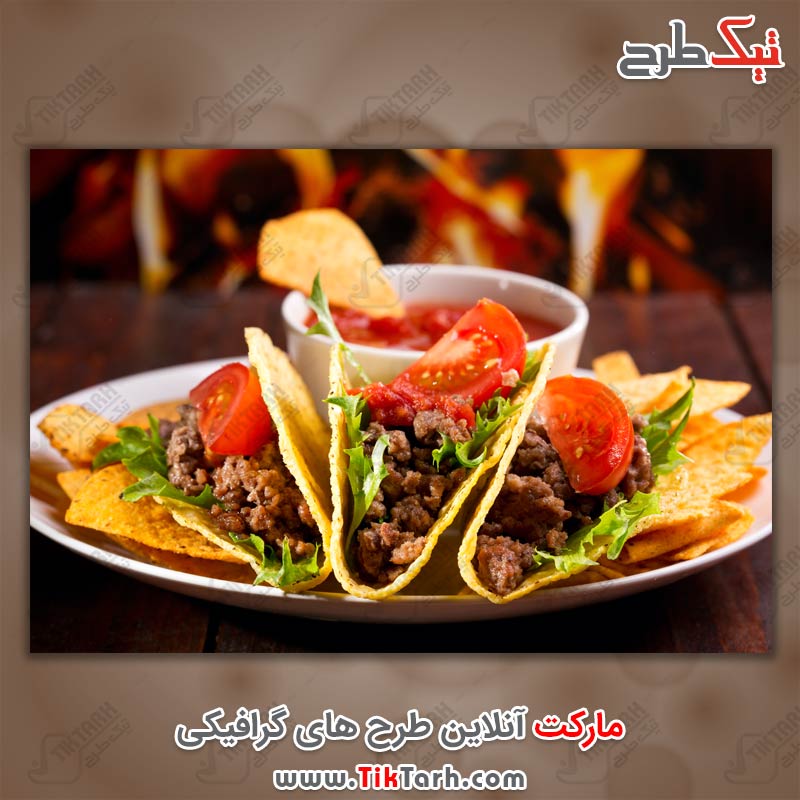 دانلود عکس سمبوسه گوشت چرخ کرده