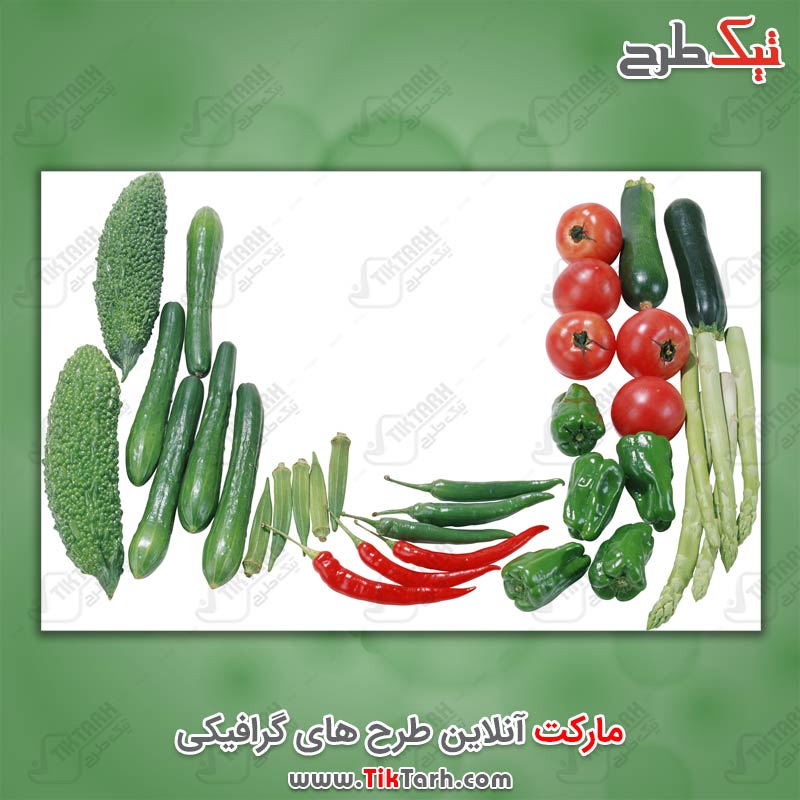 دانلود عکس خیار گوجه و فلفل