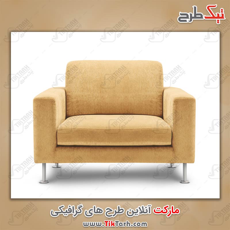 عکس با کیفیت مبل تک نفره