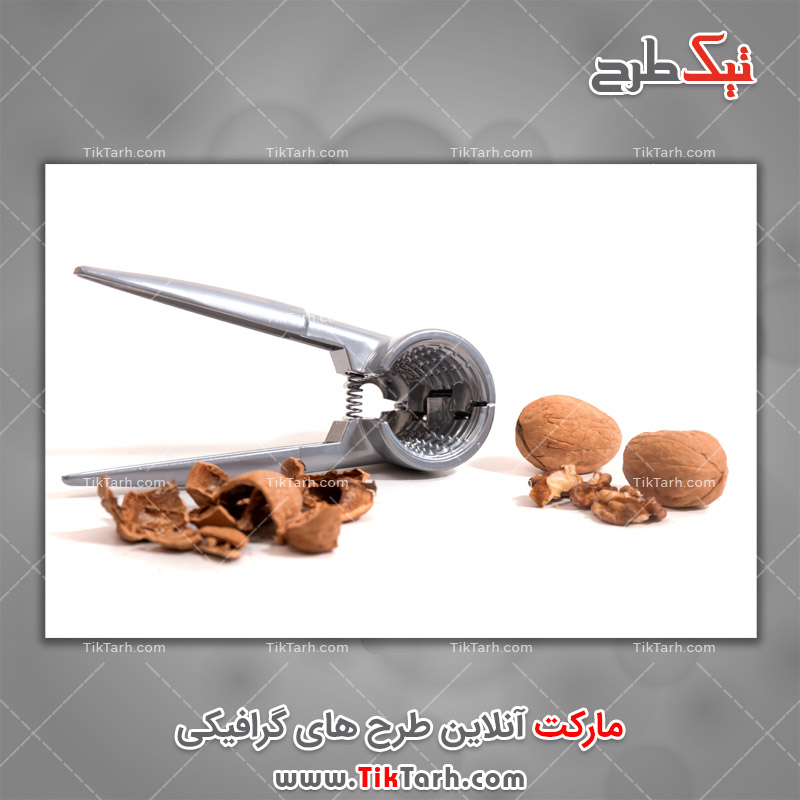 تصویر با کیفیت بالا گردو و گردو شکن
