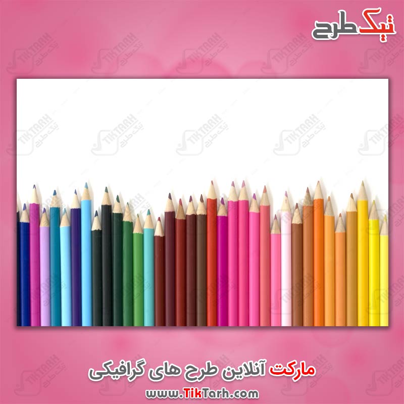 دانلود عکس با کیفیت مداد رنگی