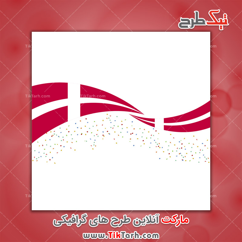 دانلود پس زمینه طراحی پرچم کشور دانمارک