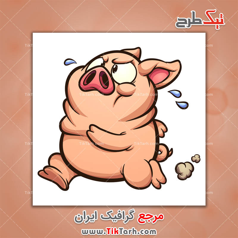 دانلود طرح لایه باز فانتزی خوک